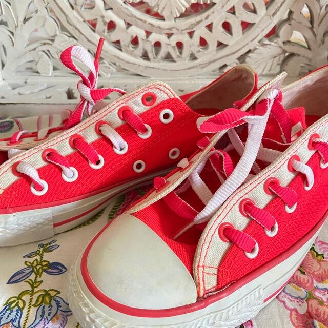 CONVERSE(コンバース)の☆希少品☆コンバース オールスター　ダブルアイレット　ローカット レディースの靴/シューズ(スニーカー)の商品写真