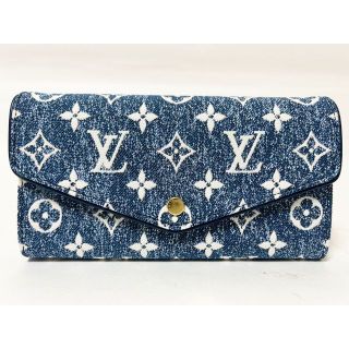 ルイヴィトン(LOUIS VUITTON)のルイヴィトン モノグラム ジャガード デニム ポルトフォイユ・サラ M81183(財布)