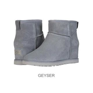 アグ(UGG)のUGG アグ　クラシック　フェム　ミニ　グレー　インヒール(ブーツ)