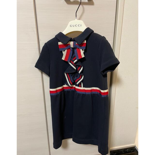 Gucci(グッチ)のGUCCI キッズワンピース キッズ/ベビー/マタニティのキッズ服女の子用(90cm~)(ワンピース)の商品写真