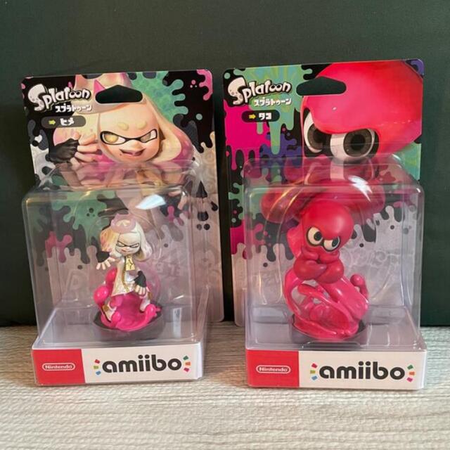 スプラトゥーン　amiibo  ヒメ　タコ