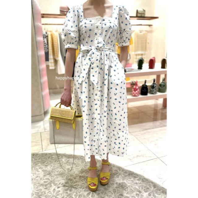 kate spade new york(ケイトスペードニューヨーク)のdainty bloom poplin dress レディースのワンピース(ロングワンピース/マキシワンピース)の商品写真