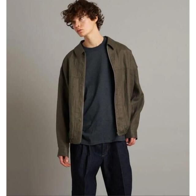 steven alan(スティーブンアラン)の＜Steven Alan＞ LINEN BALON ブルゾン 定価26400円 メンズのジャケット/アウター(ブルゾン)の商品写真