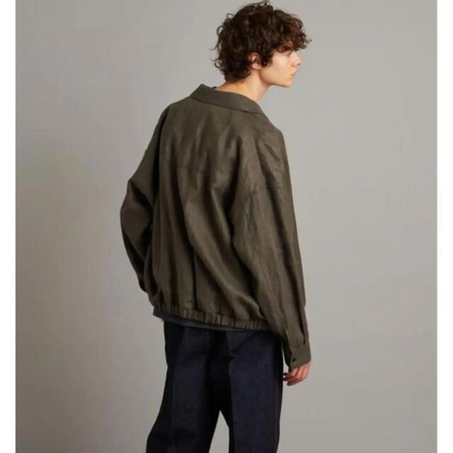 steven alan(スティーブンアラン)の＜Steven Alan＞ LINEN BALON ブルゾン 定価26400円 メンズのジャケット/アウター(ブルゾン)の商品写真