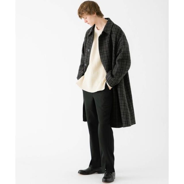 CLANE HOMME STAND CHECK COAT 定価 52800円