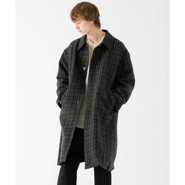 CLANE HOMME STAND CHECK COAT 定価 52800円