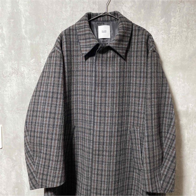 CLANE HOMME STAND CHECK COAT 定価 52800円