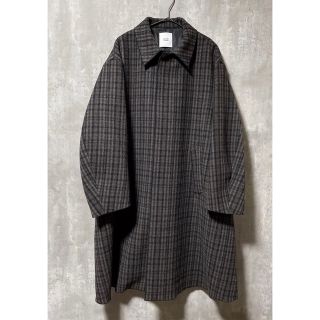 クラネ(CLANE)のCLANE HOMME STAND CHECK COAT 定価 52800円(ロングコート)