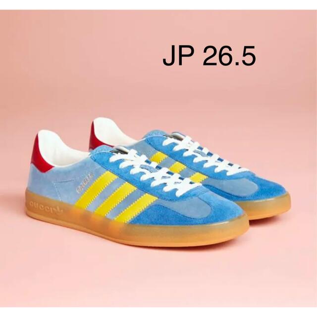 人気商品の Gucci - 新品未使用 adidas x Gucci ガゼル メンズ 26.5