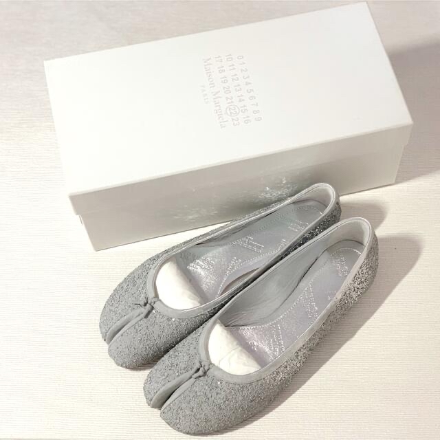 最終値下げ！MM6 Maison Margiela ロゴヒールバレリーナシューズ