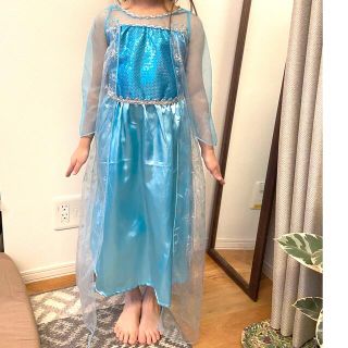 アナトユキノジョオウ(アナと雪の女王)のコスプレ　アナ雪　エルサ  衣装　ハロウィン　110 120 ディズニー(衣装)