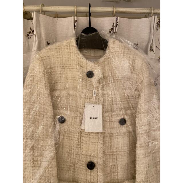 クラネ CLANE NO COLOR TWEED JACKET ツイード 【人気急上昇】 vivacf.net