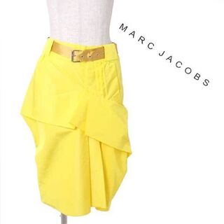 マークジェイコブス(MARC JACOBS)の新品 MARC JACOBS ベルテッドスカート マークジェイコブス(ひざ丈スカート)