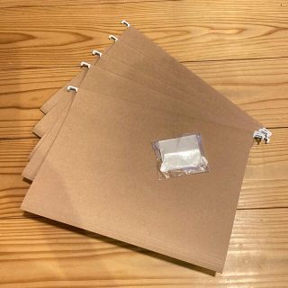 ムジルシリョウヒン(MUJI (無印良品))の無印良品 ハンギングホルダー 5枚(ファイル/バインダー)