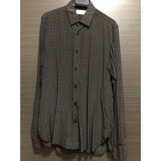 Saint Laurent - サンローラン パリ シルクドットシャツの通販 by YK