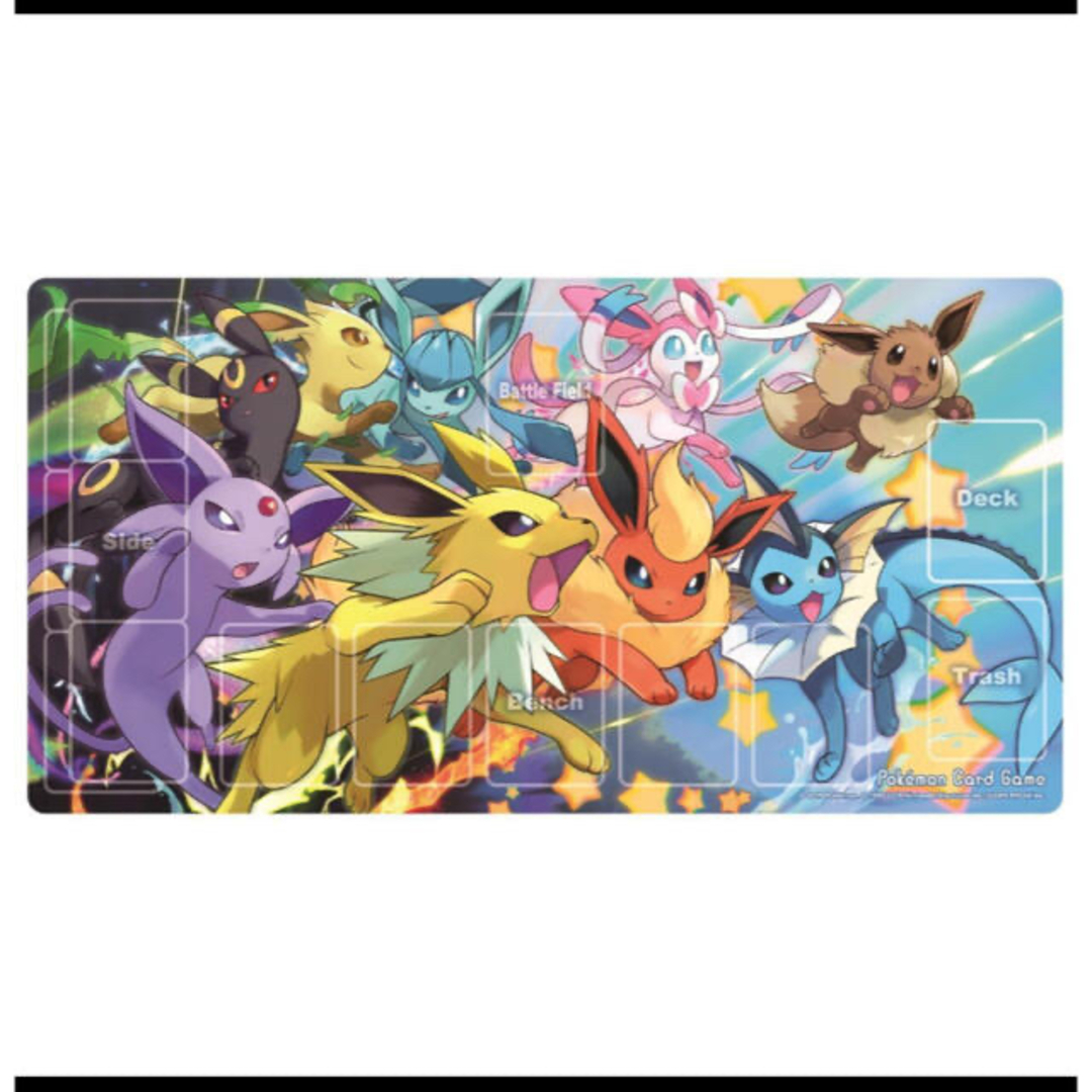 ポケモンカードゲーム　ラバープレイマット　ダッシュ！イーブイズ　ポケセン限定品