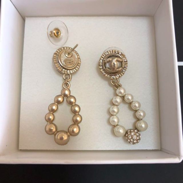 CHANEL シャネル パール ピアス ココマーク | alfasaac.com