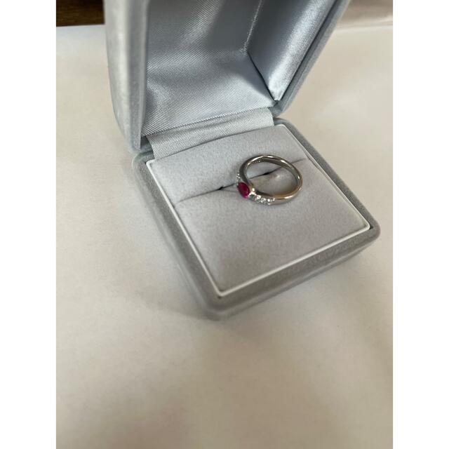正規店仕入れの ルビーの指輪 PT900 ダイヤモンド 平成デザイン リング