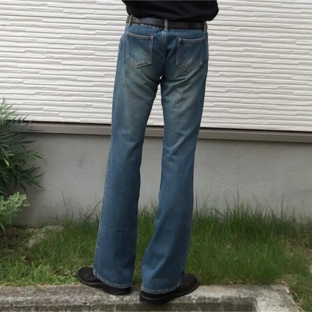 39s684Levi90s vintage フレアパンツ　ダメージ　ウエスタンベルボトム