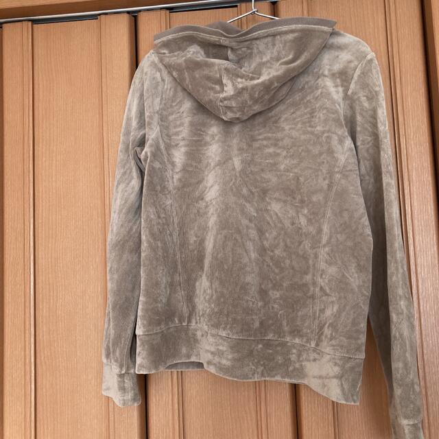 UNIQLO(ユニクロ)のユニクロ  パーカー　ベージュブラウン　L レディースのトップス(パーカー)の商品写真