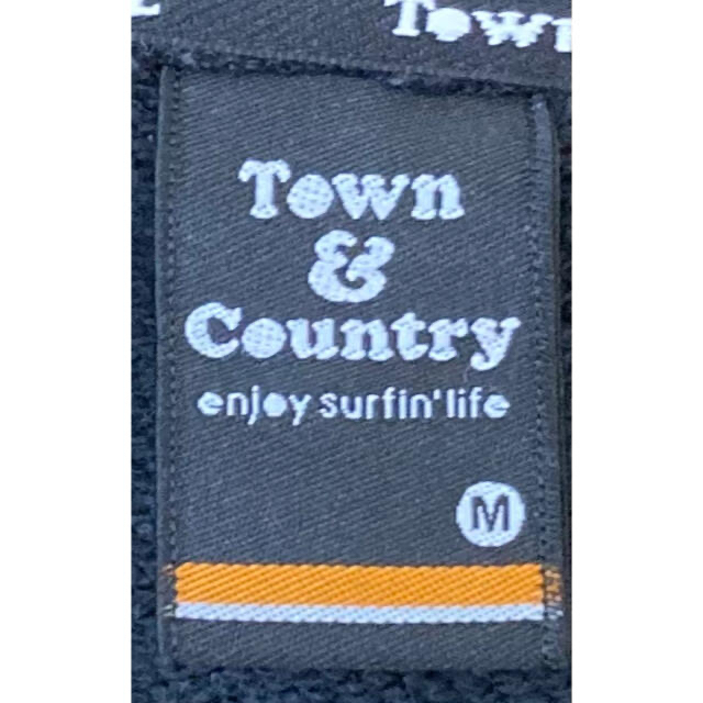 Town & Country(タウンアンドカントリー)のTown & Country タウン&カントリー メンズ パーカー M ブラック メンズのトップス(パーカー)の商品写真