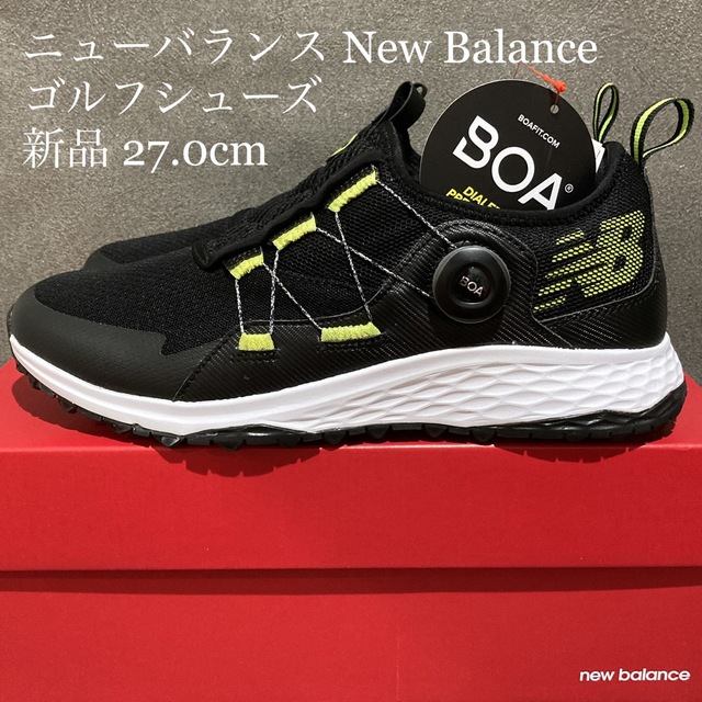 New Balance(ニューバランス)の⛳️【新品】ニューバランス newbalance 27.0cm ゴルフシューズ スポーツ/アウトドアのゴルフ(シューズ)の商品写真