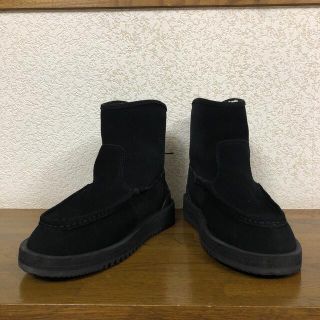 スイコック(suicoke)のSUICOKE スイコック ムートンブーツ ブラック サイズUS6 新品同様(ブーツ)