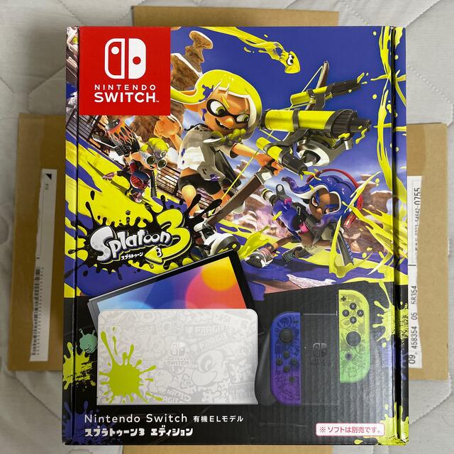 新品 未開封 未使用Switch 本体 有機EL スプラトゥーン3