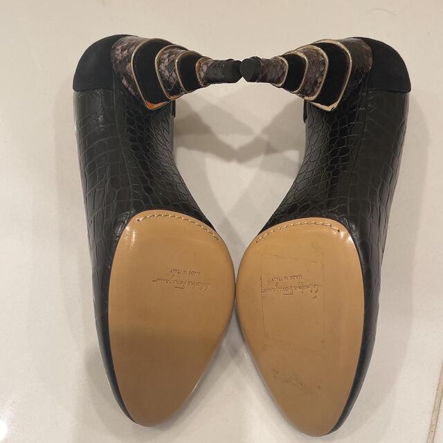 FERRAGAMO - 未使用 フェラガモ LIKE パンプス 6 1/2 パイソン FERRAGAMO - 未使用 フェラガモ LIKE パンプス 6 1/2 パイソン