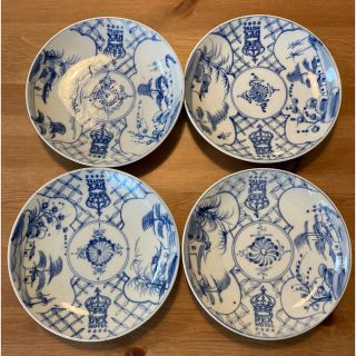 REX HOTEL☆プレート15cm4枚セット☆小皿☆ベトナムの通販 by REX HOTEL☆プレート15cm4枚セット☆小皿☆ベトナムの通販 by