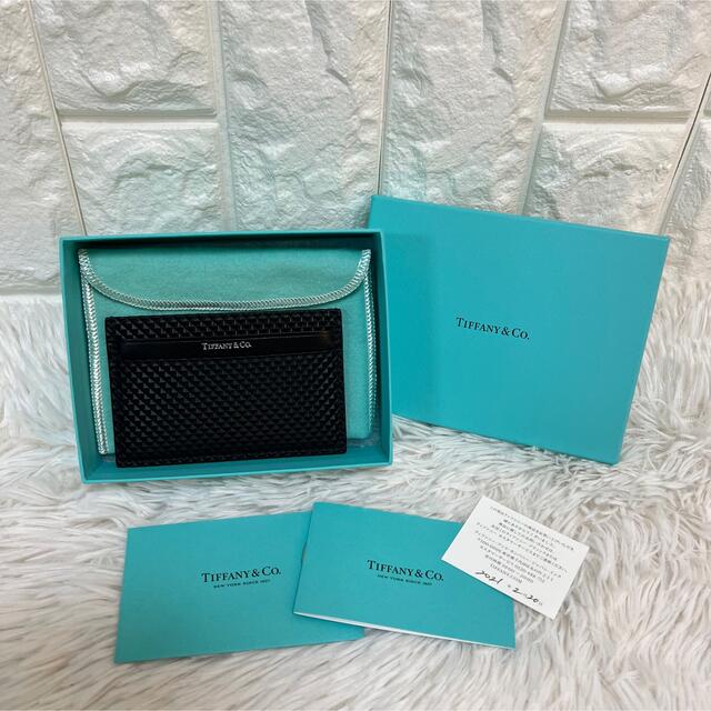 Tiffany & Co.(ティファニー)のTIFFANY&Co  ダイヤモンドポイント　カードケース　カーフ　メンズ メンズのファッション小物(名刺入れ/定期入れ)の商品写真