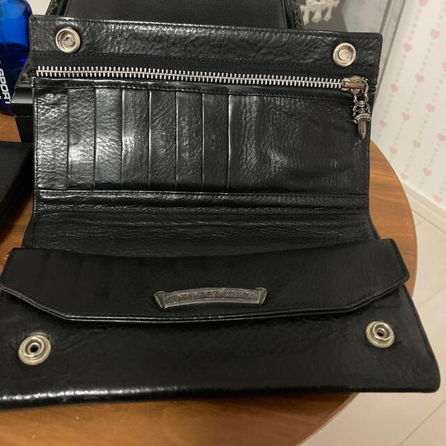 大特価!! クロムハーツ chromehearts 革 財布 ウォレット グリーシー