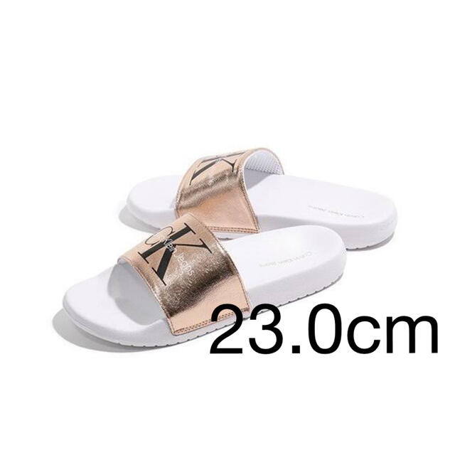Calvin Klein(カルバンクライン)の23.0cm Calvin Klein カルバンクライン シャワーサンダル レディースの靴/シューズ(サンダル)の商品写真