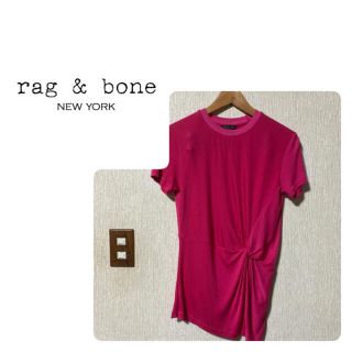 ラグアンドボーン(Rag & Bone)のRag&bone¨ピンクトップス(カットソー(半袖/袖なし))