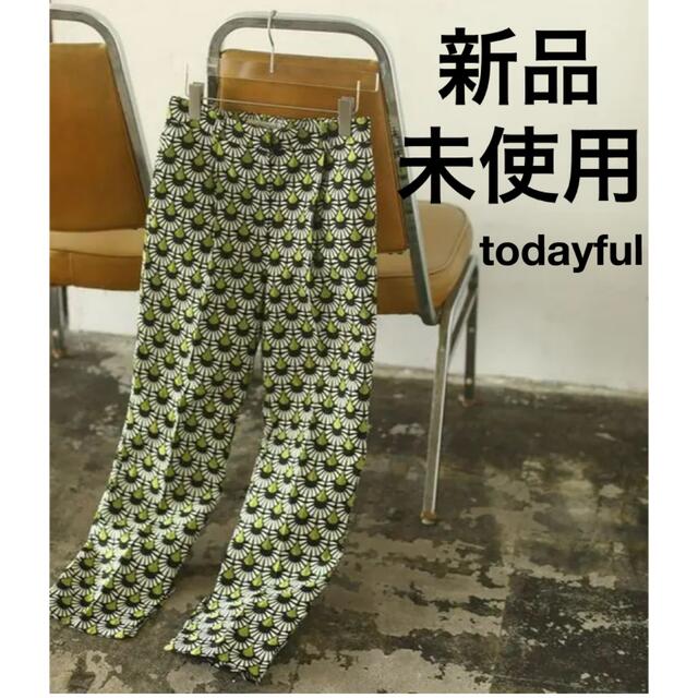 【TODAYFUL】Life's Jacquard Slit Trousers