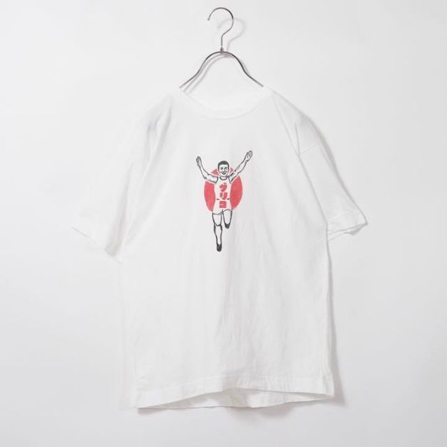 【希少】デッドストック　Tシャツ　グリコ　半袖　大阪　白　プリントTシャツ 1