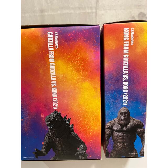 S.H.MonsterArts ゴジラ&コング エンタメ/ホビーのおもちゃ/ぬいぐるみ(キャラクターグッズ)の商品写真