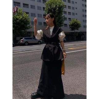 アメリヴィンテージ(Ameri VINTAGE)のPEPLUM JACKET WITH PUFF BLOUSE(シャツ/ブラウス(長袖/七分))