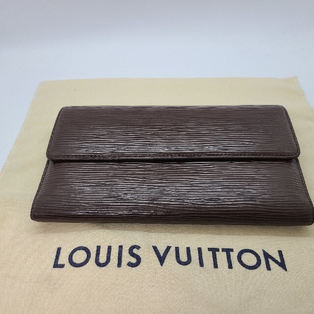 ルイヴィトン エピ 長財布 ブラウン 茶LOUIS VUITTON エピ