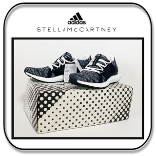 アディダスバイステラマッカートニー 靴/シューズの通販 500点以上 人気が高まる 新品未使用 adidas バイステラマッカートニー トレイノ 黒 23.5 スニーカー