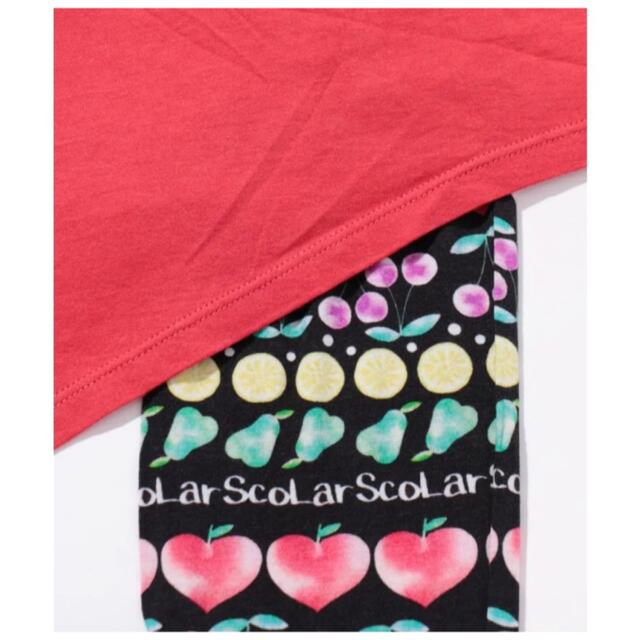 ScoLar(スカラー)の美品✨スカラー ScoLar レイヤード風スカート  レッド レディースのスカート(ロングスカート)の商品写真