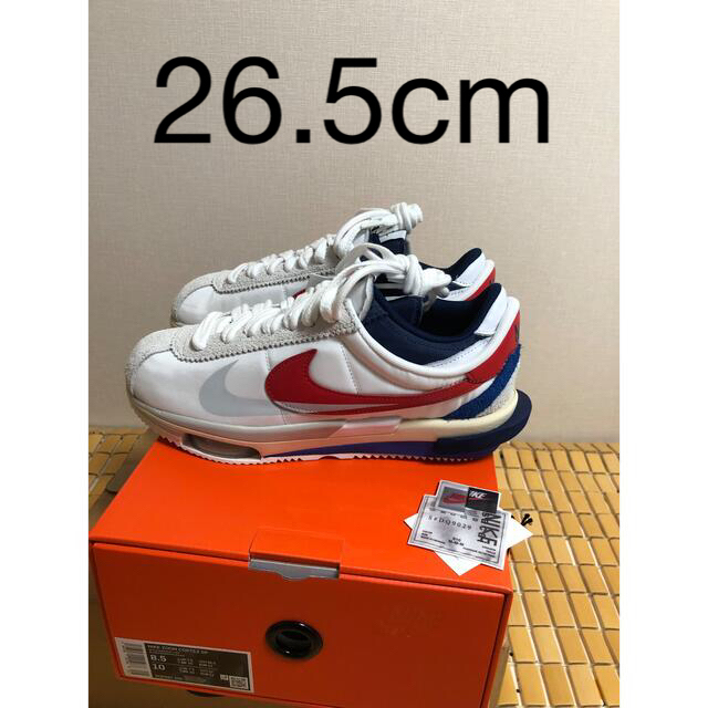 26.5cm sacai × NIKE ZOOM CORTEZ  サカイ　ナイキ メンズの靴/シューズ(スニーカー)の商品写真