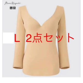 ユニクロ(UNIQLO)のユニクロ　エアリズム　コットンブラTシャツ2点(Tシャツ(長袖/七分))