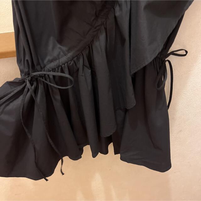SLY ASYMMETRY HEM GATHER スカート ロングスカート 黒