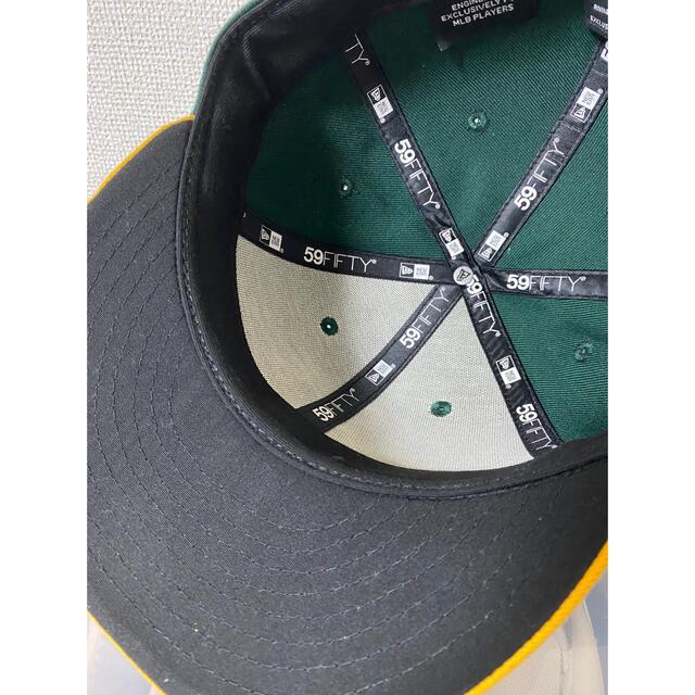 NEW ERA(ニューエラー)のLP 59FIFTY MLBオンフィールド オークランド・アスレチックス ホーム メンズの帽子(キャップ)の商品写真