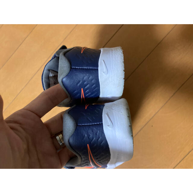 NIKE(ナイキ)のNIKEスターランナー14cmスニーカーナイキネイビーオレンジ キッズ/ベビー/マタニティのベビー靴/シューズ(~14cm)(スニーカー)の商品写真