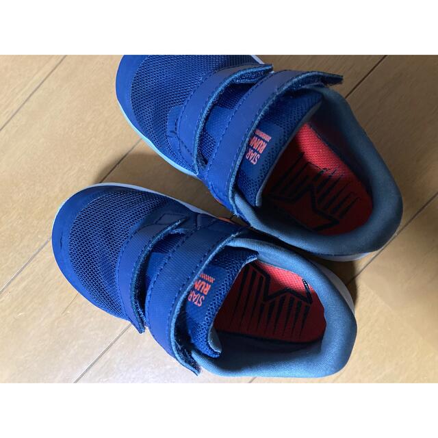 NIKE(ナイキ)のNIKEスターランナー14cmスニーカーナイキネイビーオレンジ キッズ/ベビー/マタニティのベビー靴/シューズ(~14cm)(スニーカー)の商品写真