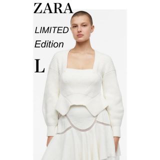 ザラ(ZARA)の新品　今季　LIMITED EDITION アシンメトリーセーター(ニット/セーター)