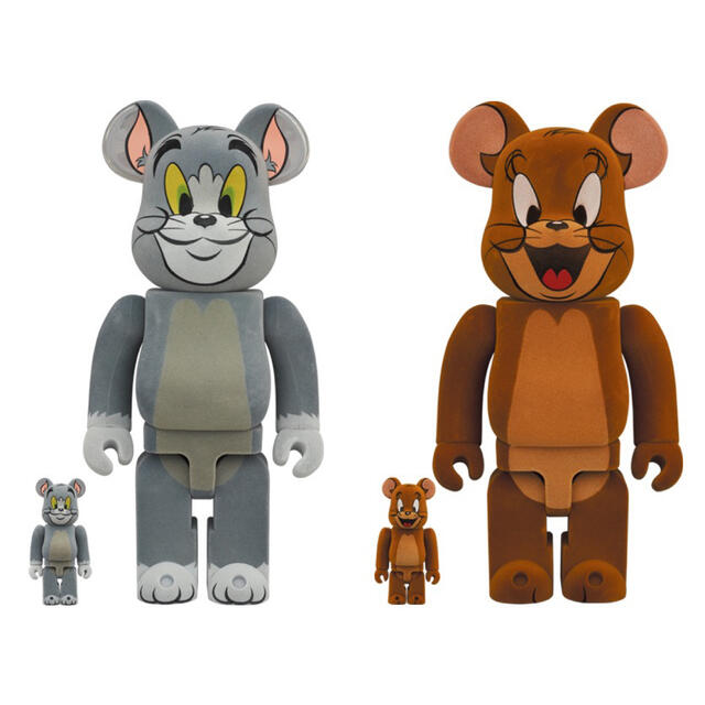 BE@RBRICK TOM AND JERRY フロッキー Ver. 2点