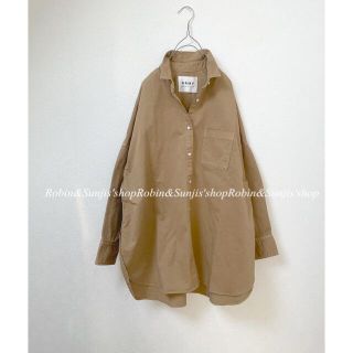 ドゥーズィエムクラス(DEUXIEME CLASSE)の【UPPER HIGHTS 】『ARMY』brownbeigeシャツ(シャツ/ブラウス(長袖/七分))